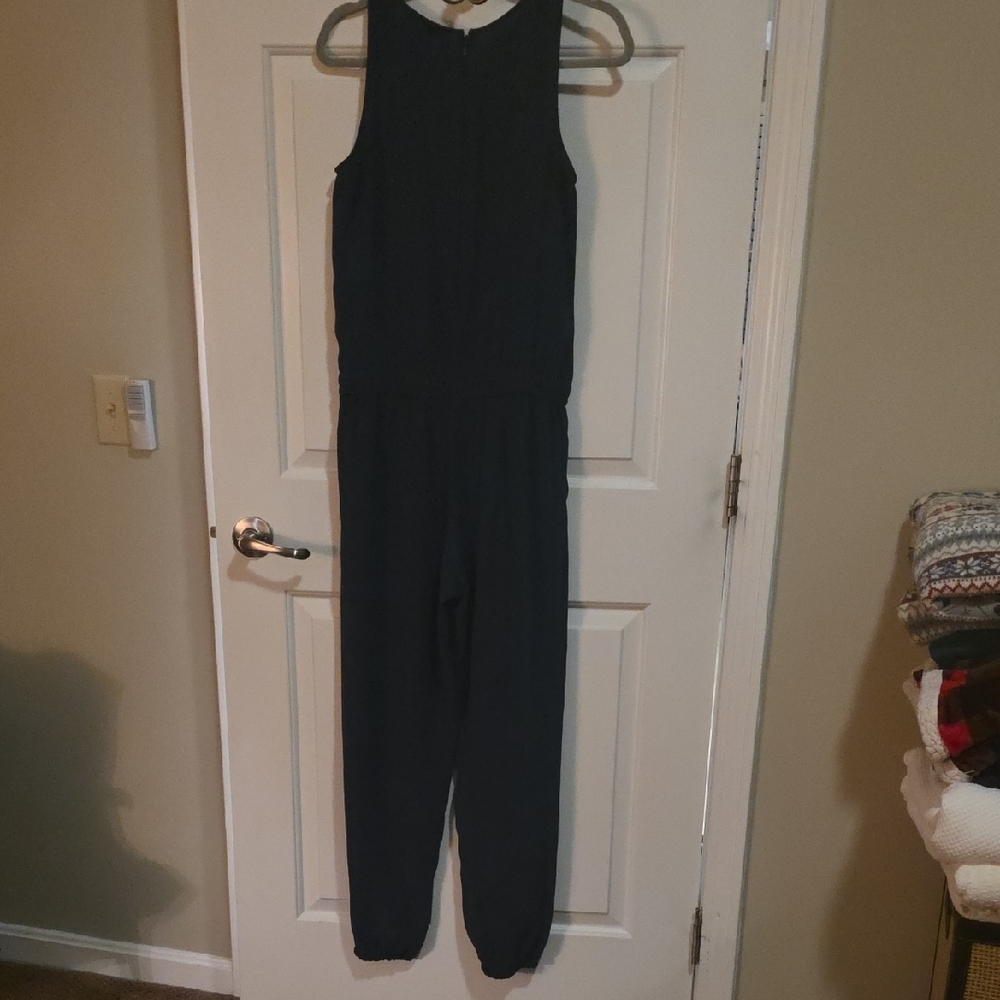 CAbi Classic Navy Blue Jumpsuit